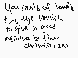 Drawn comment by ねえ
"You could of learned the eye vanishes to give a good resolve to the ambitions"