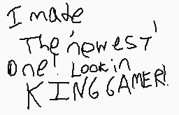 Drawn comment by KING GAMER