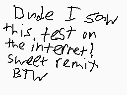 Drawn comment by scratchkid