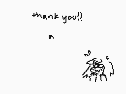 Drawn comment by appuls
"thank you!! a"