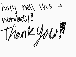 Drawn comment by RⒶWR♠