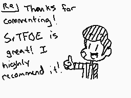 Drawn comment by Joshua