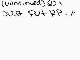 Drawn comment by egbert