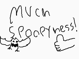 Drawn comment by Eragone
"Much Spookyness!"