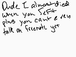 Drawn comment by Deadeye