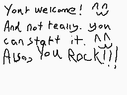 Drawn comment by KittyLiver