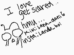 Drawn comment by Landon 
"I love get slared. hmm... kikizama-dan?! insidelanda_boi!"