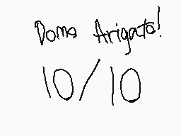 Drawn comment by MythoSpher
"Doms Arigats! 10/10"
