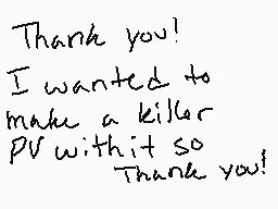 Drawn comment by Michiko