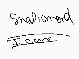 Drawn comment by diamond