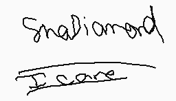 Drawn comment by diamond
