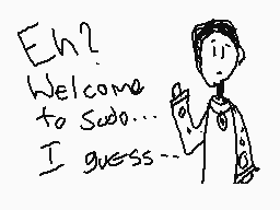 Drawn comment by Nick
"Eh? Welcome to sudo... I guess..."