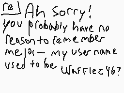 Drawn comment by Plainwafle