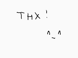 Drawn comment by Neko
"THX!"
