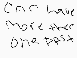 Drawn comment by RunieDesu♪
"can have more than one past"