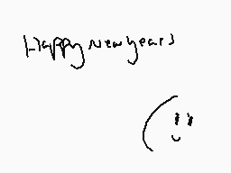 Drawn comment by PeachyKeen
"Happy new years"