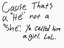 Drawn comment by Kenny