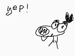 Drawn comment by King😃
"yep!"