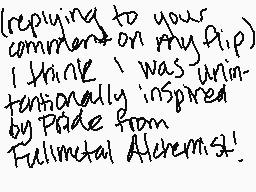 Drawn comment by eggsnbacon