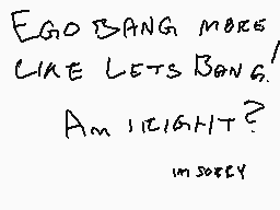 Drawn comment by InvaderIz