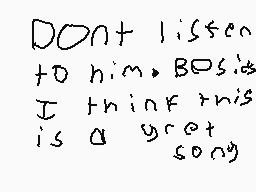 Drawn comment by Randy