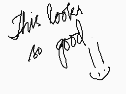 Drawn comment by Sagr
"This looks 100 good!"