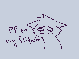Drawn comment by SQU1SHU
"PP on my flipnote)"