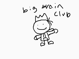 Drawn comment by Mini.
"big brain club"