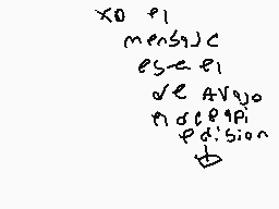 Drawn comment by mau
"XO 91 mensajc esce el de Avyo nccgA edision"