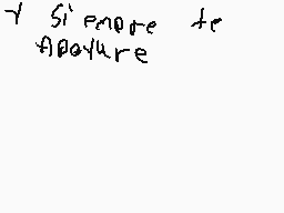 Drawn comment by mau
"Y Si' emore te Apayure"
