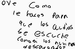 Comentario dibujado por Mau