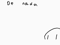 Drawn comment by Mau
"De nada"