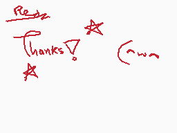 Drawn comment by ∴✕VDNëk✕∴
"Read? Thanks! <"