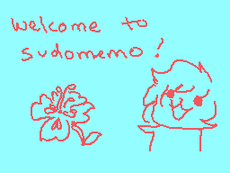 Drawn comment by D@ZeD
"welcome to sudomemo!"