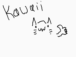 Drawn comment by Xirbie
"Kawaii"