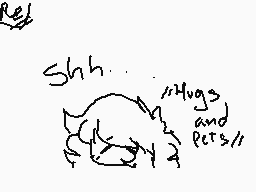 Drawn comment by M○●k¡☆♥◇
"Shh... Hugs and pets!"