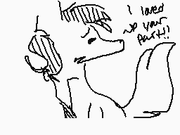 Drawn comment by bananad
"loved your party!"