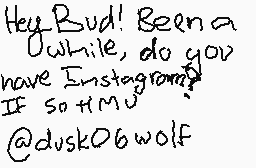 Drawn comment by ×DuskWolf×