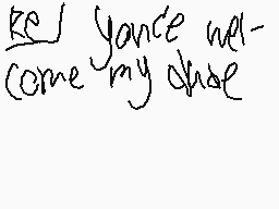 Drawn comment by Hope