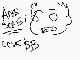 Drawn comment by ブライアン•ホセ
"ANe SOME! LOVE $B"