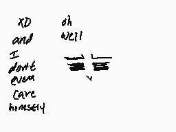 Drawn comment by petlover