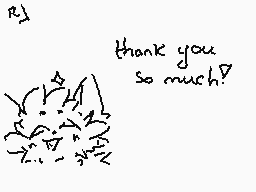 Drawn comment by Akemi
"thank you so much!"