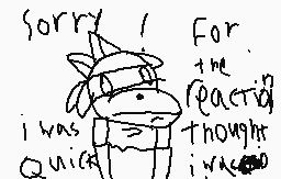 Drawn comment by LUCARIO756