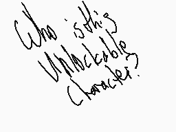 Drawn comment by Yeuron
"Who is this Unbreakable Character?"
