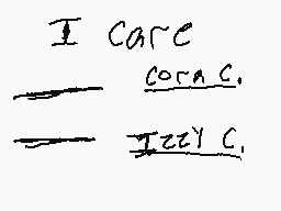 Drawn comment by Izabella C