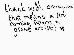 Drawn comment by pizza