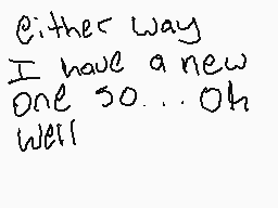 Drawn comment by danny