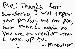 Drawn comment by Minecreepr