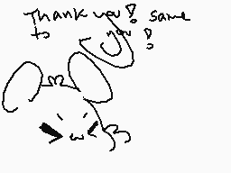 Drawn comment by Mikaharu
"Thank you to you same"