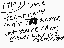 Drawn comment by N00DL3😃